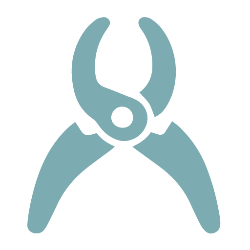 Dental Pliers icon in blue